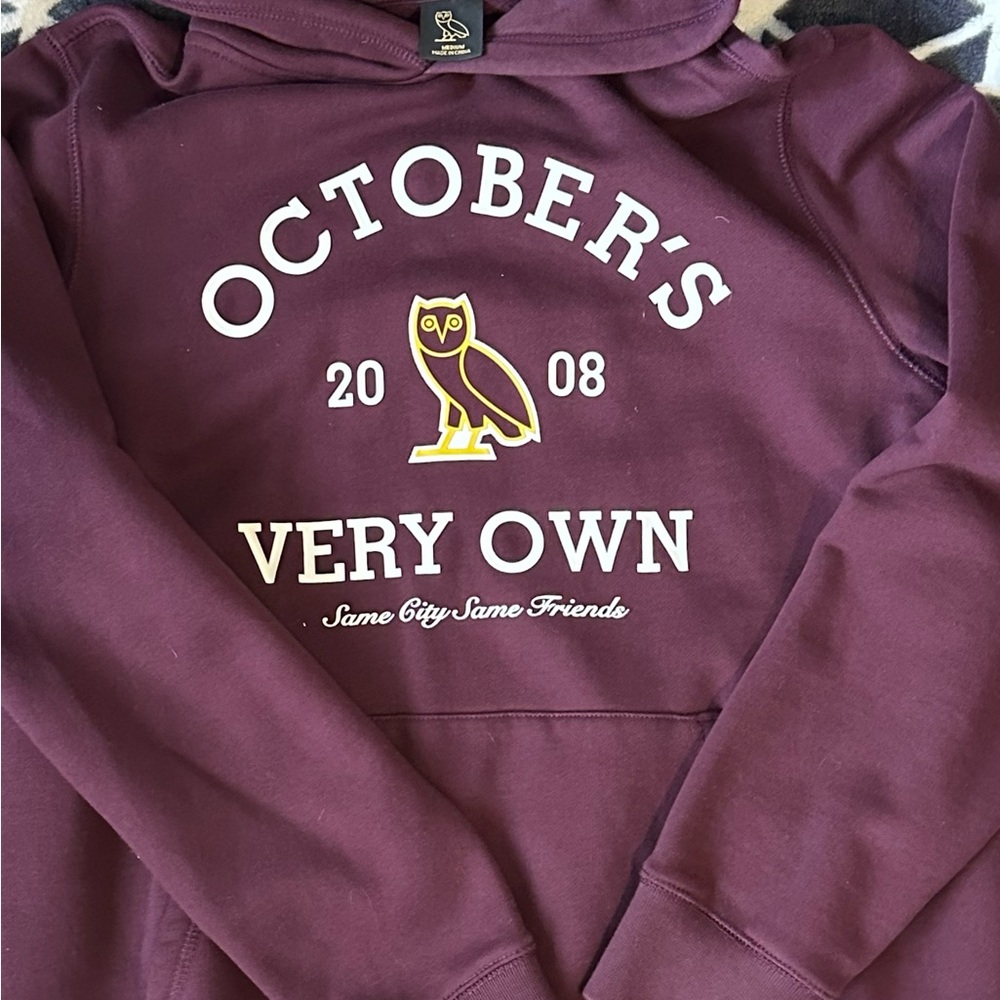 October's Very Own Maroon Hoodie